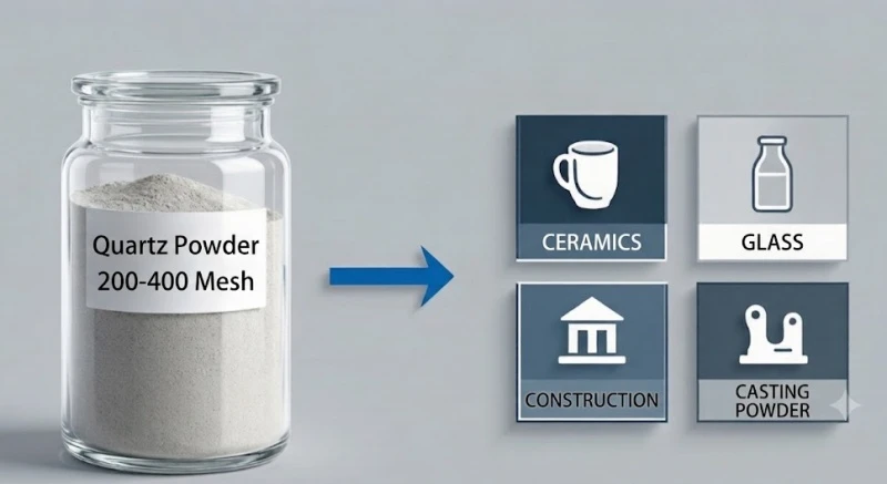 quartz powder 200-400 Mesh