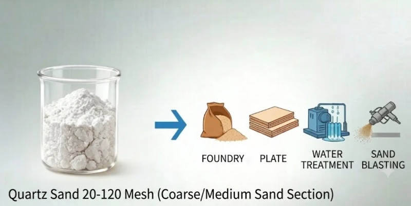 quartz sand